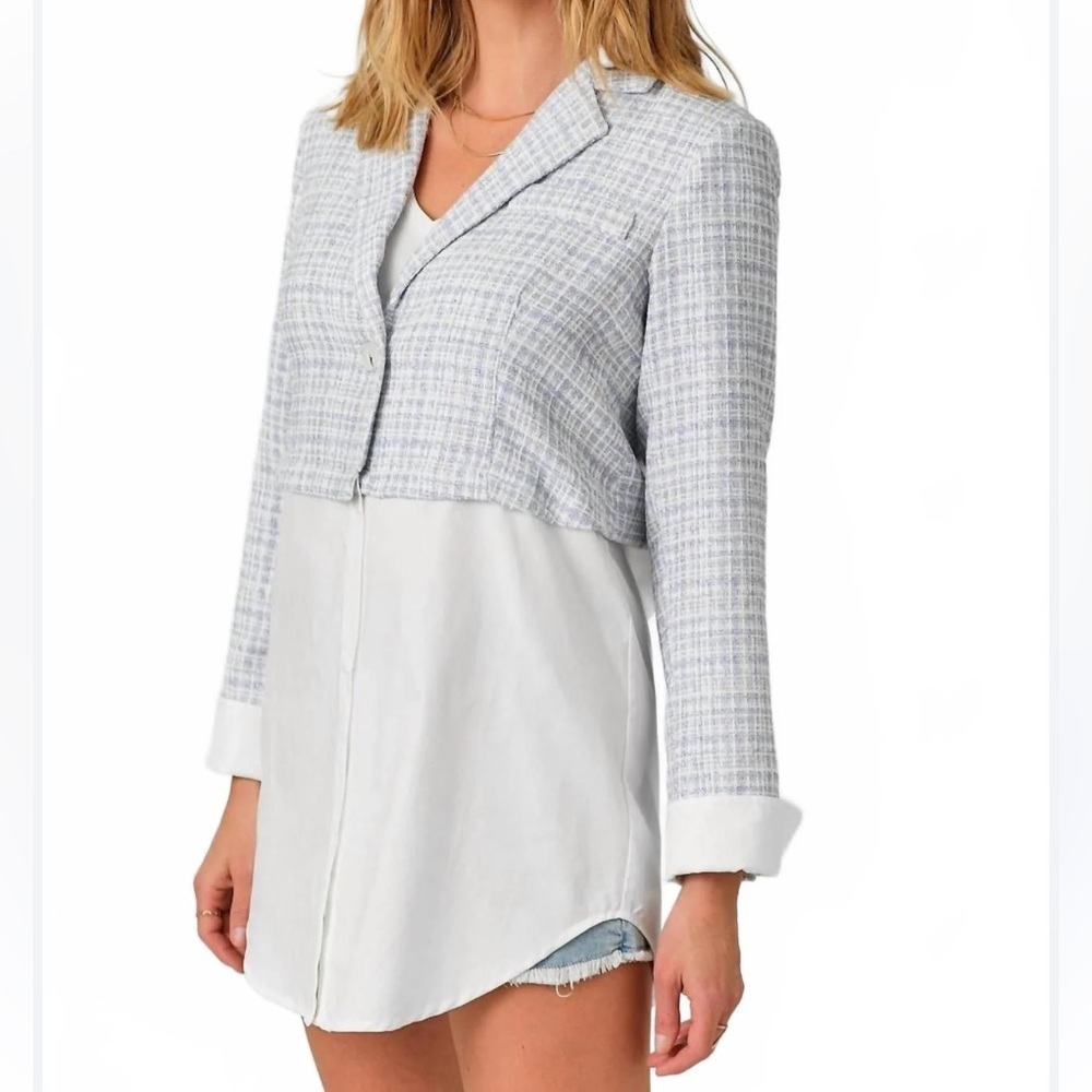 Mystree Blazer Shirt NWT